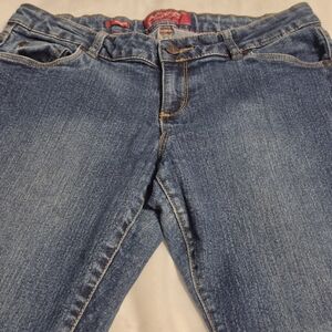 Arizona Jean Company Classic Blue Denim Jeans Size 16 1/2 Juniors